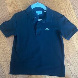 Lacoste Kids Polo Shirt in Black